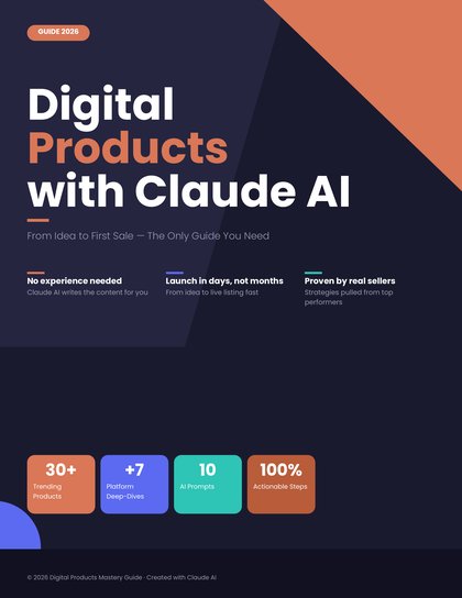 Digital Products with Claude AI — 2026 Guide
